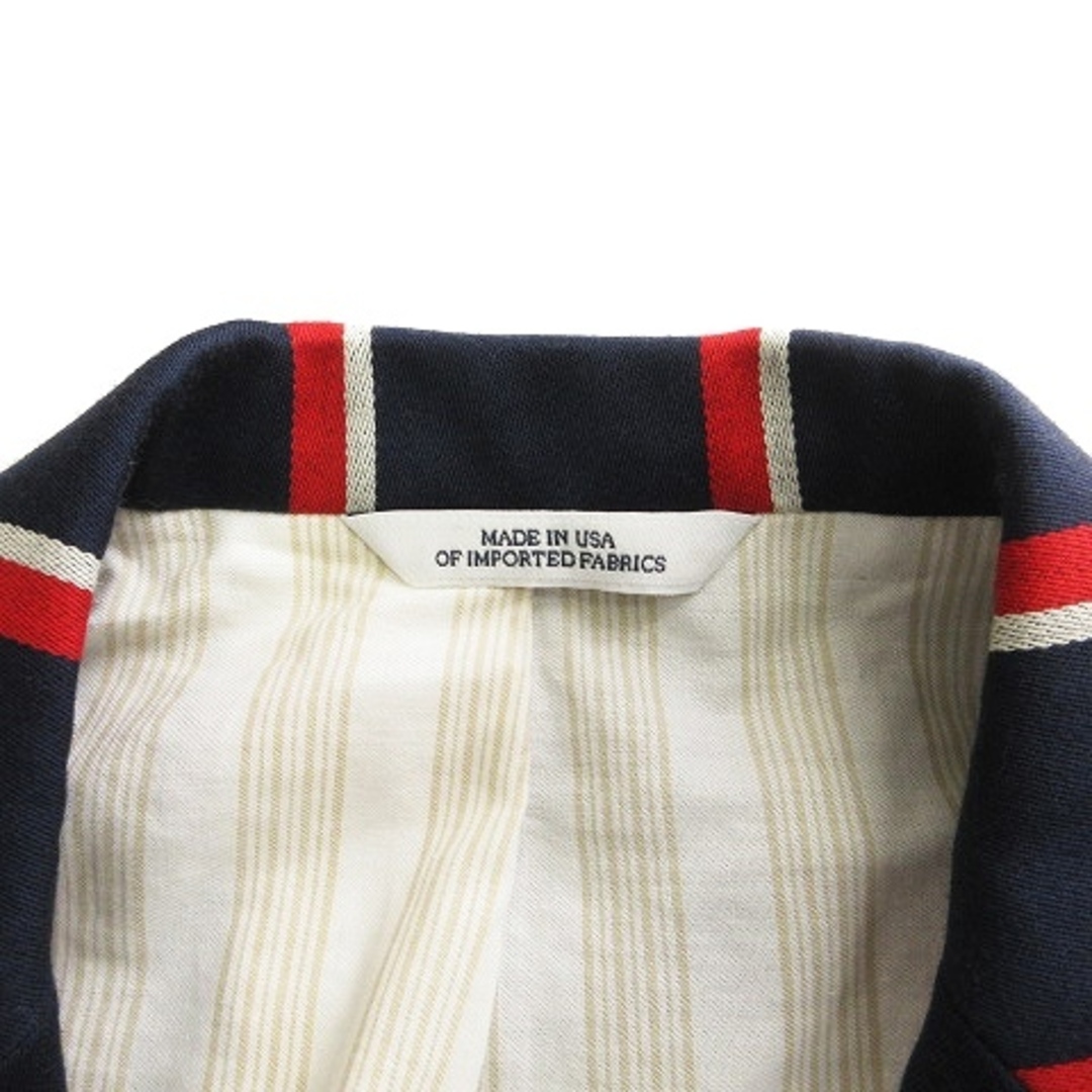 Brooks Brothers(ブルックスブラザース)のブルックスブラザーズ ギャッツビー テーラードジャケット 紺 レッド系 36 メンズのジャケット/アウター(テーラードジャケット)の商品写真