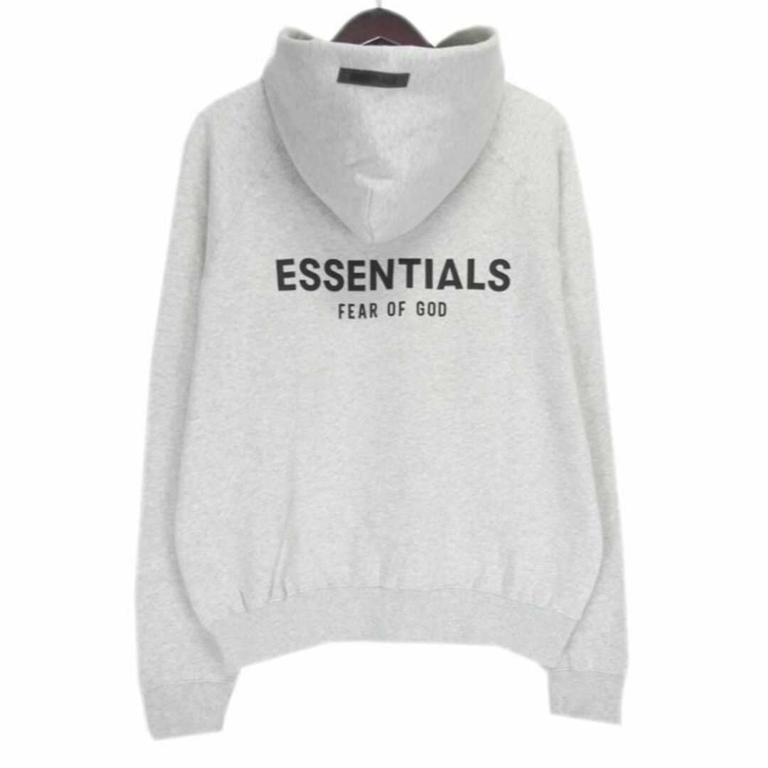 フィア オブ ゴッド エッセンシャルズ FEAR OF GOD ESSENTIALS ■ 22AW 【 Raglan Hoodie 】 バック ラバー ロゴ ラグラン フーディ パーカー w16205