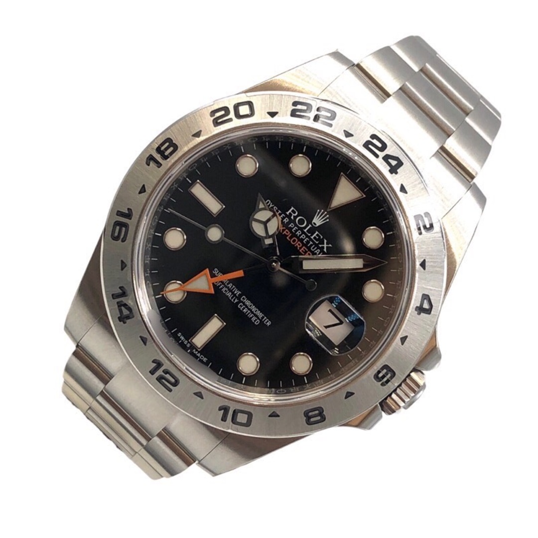 ROLEX 216570 エクスプローラー2 腕時計 SS SS メンズ