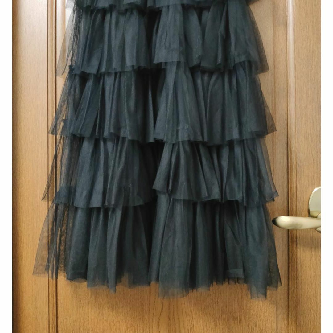 AMERI ASYMMETRY TIERED TULLE SKIRT 正規品