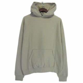 フィア オブ ゴッド エッセンシャルズ FEAR OF GOD ESSENTIALS ■ 22AW 【 Raglan Hoodie 】 バック ラバー ロゴ ラグラン フーディ パーカー w16205