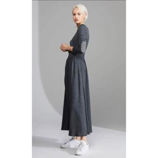 ボーダーズアットバルコニー(BORDERS at BALCONY)のBORDERS at BALCONY WEEKEND MAXI DRESSグレー(ロングワンピース/マキシワンピース)