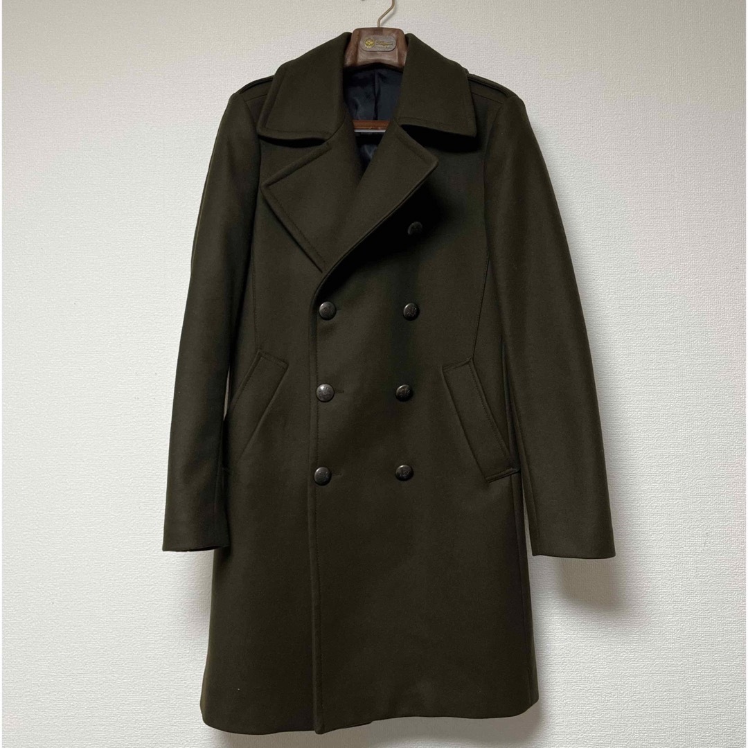 新品 ZARA コート メンズ m チェスターコート ダークブラウン 黒 新品 ZARA コート メンズ m チェスターコート ダークブラウン 黒
