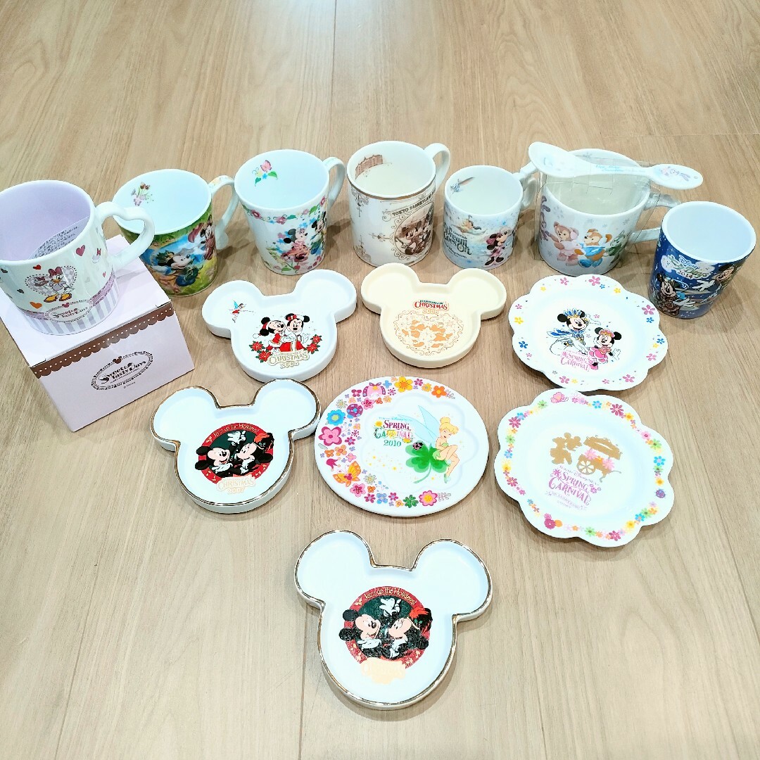 新品未使用】ディズニー マグカップ スーベニア プレート お皿 まとめ