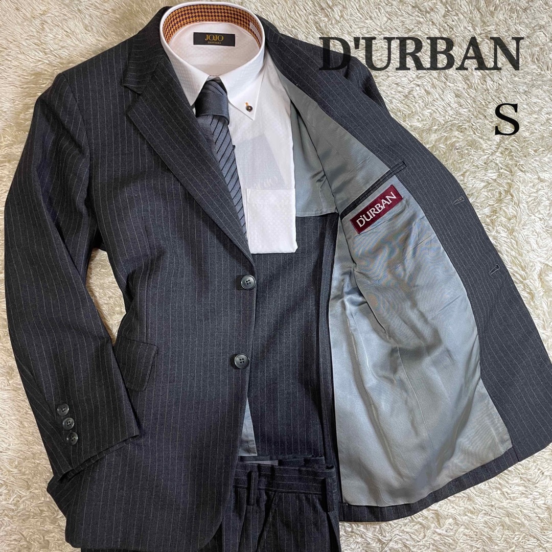 D’URBAN(ダーバン) ストライプ柄スーツセットアップ メンズ セットアップ