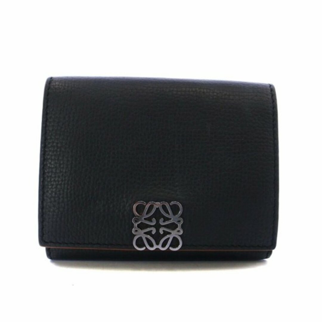 LOEWE - ロエベ 財布 二つ折り ペブルグレインカーフスキン アナグラム