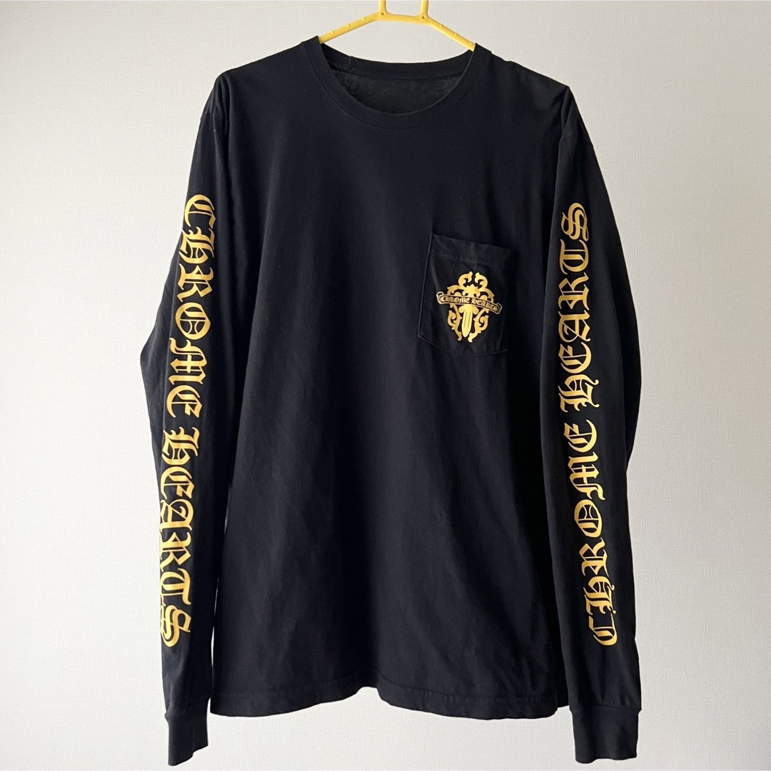 CHROME HEARTS クロムハーツ 袖ロゴ ロンT  Lサイズ