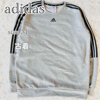 アディダス(adidas)のアディダスｴｯｾﾝｼｬﾙｽﾞﾒﾝｽﾞ3 ｽﾄﾗｲﾌﾟﾛｺﾞｸｰﾙﾈｯｸｽM(スウェット)