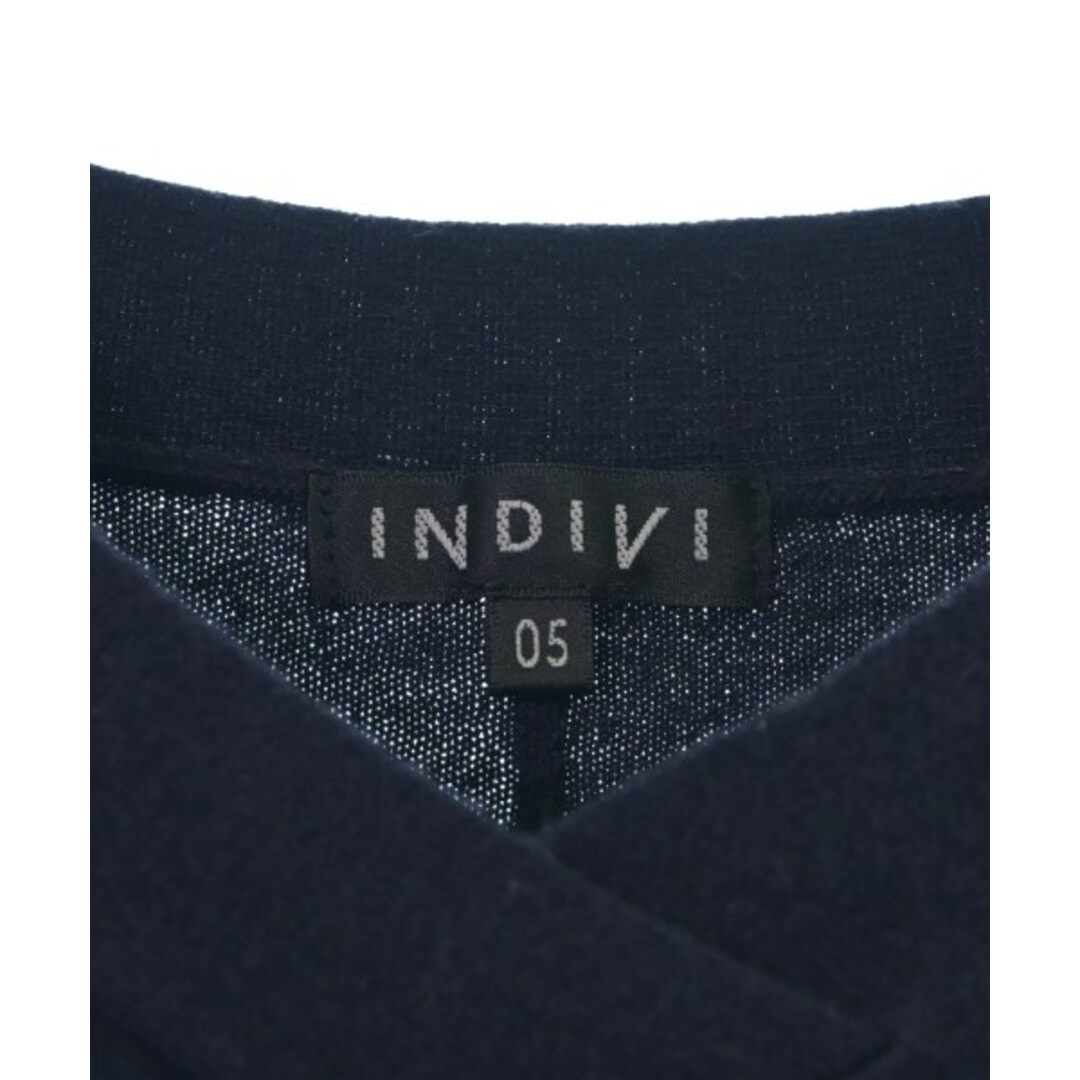 INDIVI(インディヴィ)のINDIVI インディヴィ ニット・セーター 05(XXS位) 紺 【古着】【中古】 レディースのトップス(ニット/セーター)の商品写真