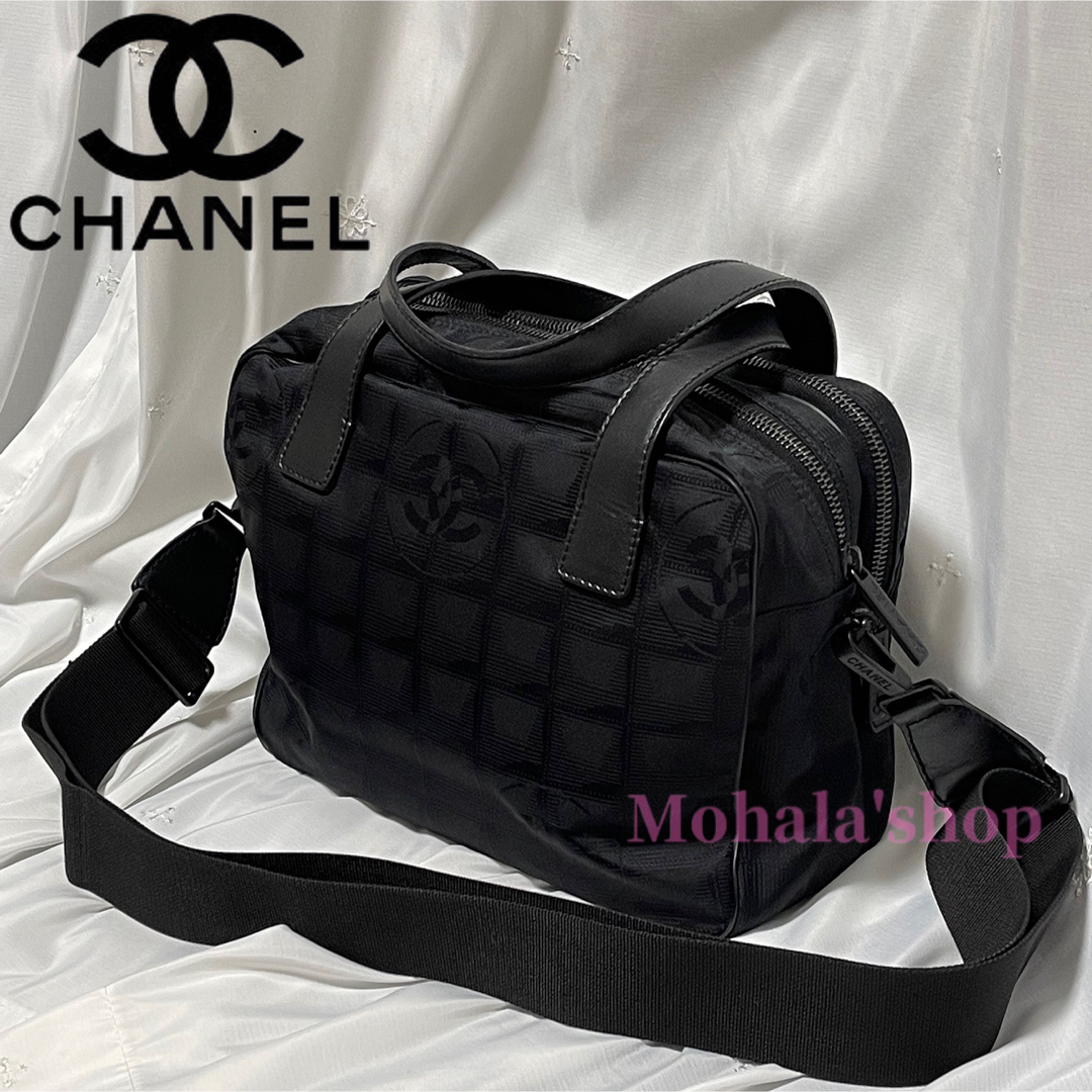 美品　CHANEL　シャネル　トラベルライン　ミニ　メッセンジャー　バッグ　人気