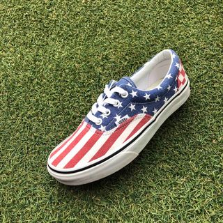 レトロ 未使用 VANS バンズ エラ ネイビー レッド チェッカー 24