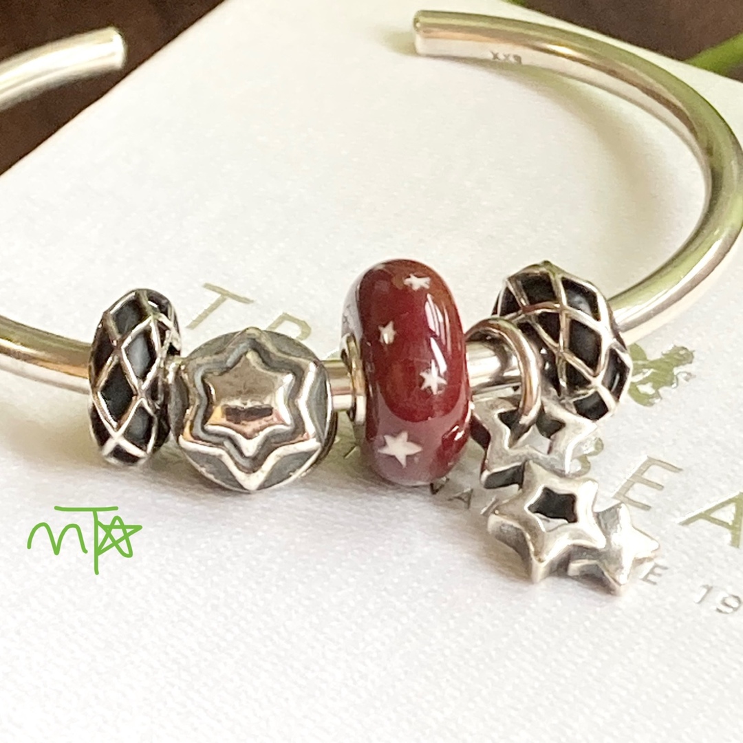 Trollbeads Bright Star Bead イタリア限定 星  レディースのアクセサリー(チャーム)の商品写真