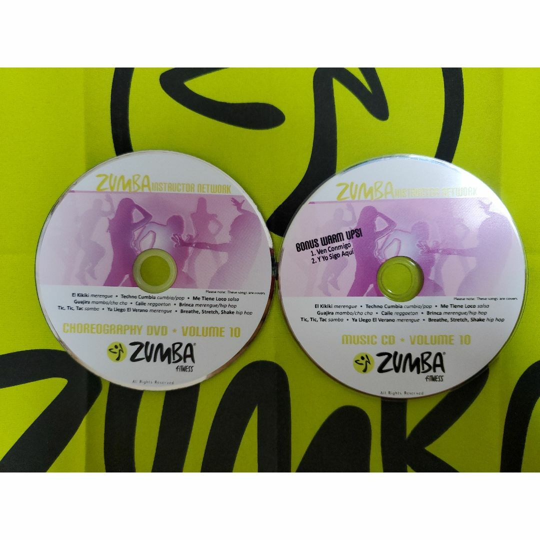 DVD/ブルーレイ超希少品！　ZUMBA　ズンバ　ZIN10　CD　DVD　インストラクター専用