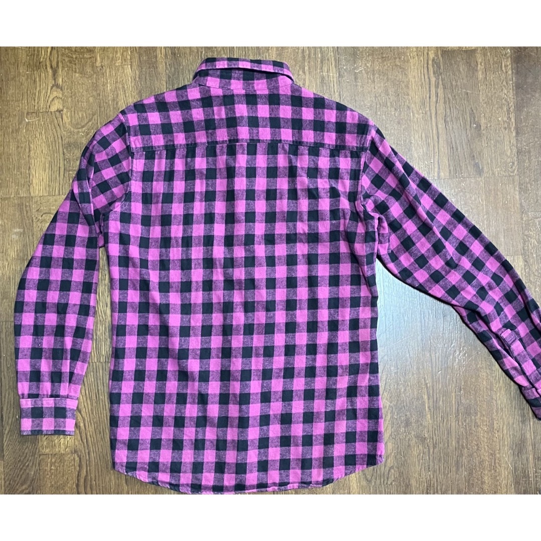 UNIQLO(ユニクロ)のUNIQLO フランネルチェックシャツ（レギュラーカラー・長袖）Sサイズ メンズのトップス(シャツ)の商品写真