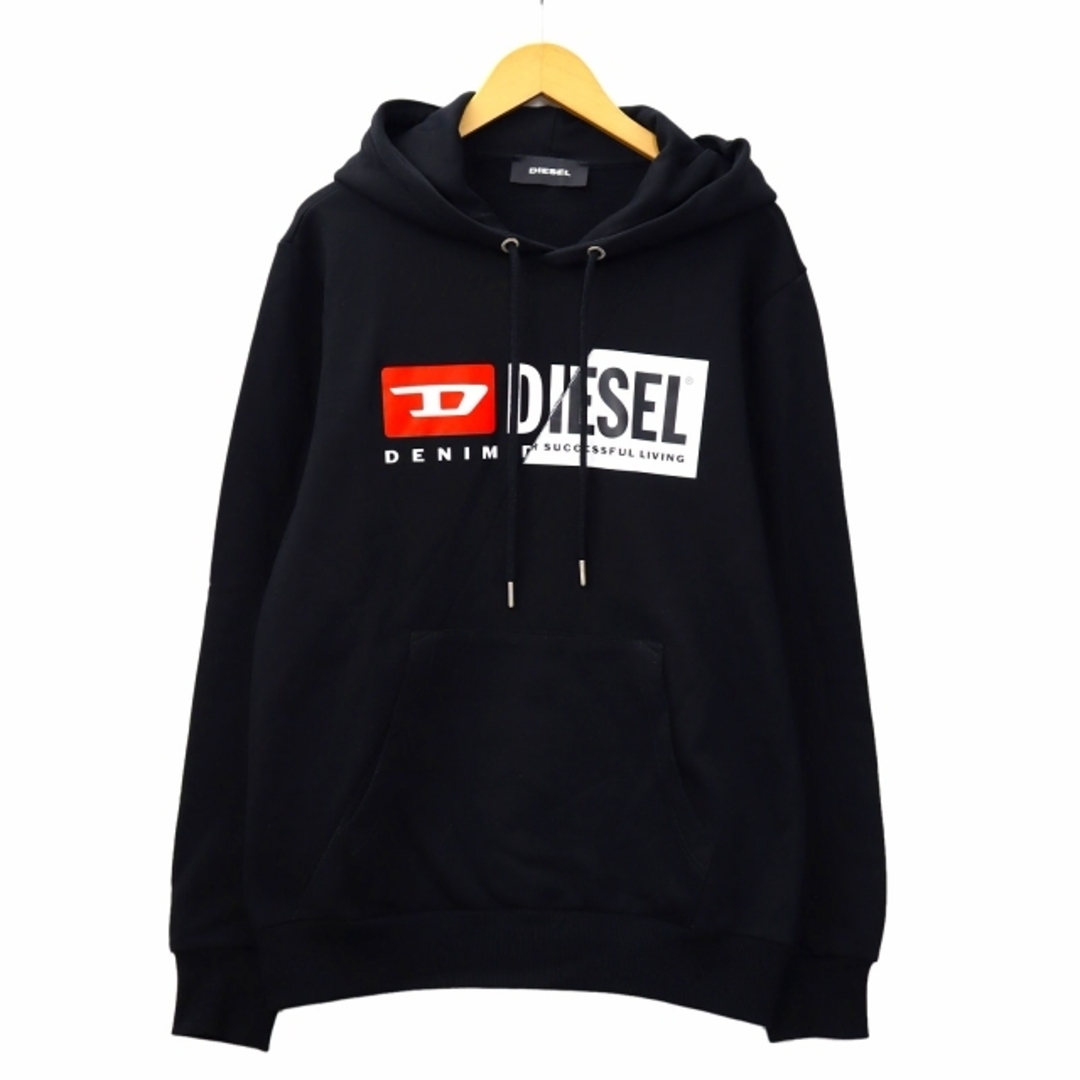 DIESEL - ディーゼル ロゴ プリント スウェット プルオーバー パーカー ...