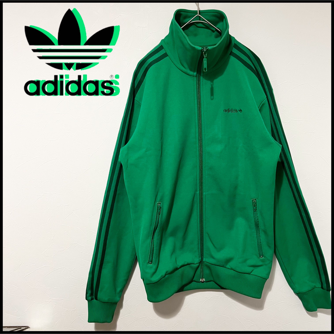 adidas - 【希少】adidas 90s トラックジャケット ジャージ 万国旗 黒