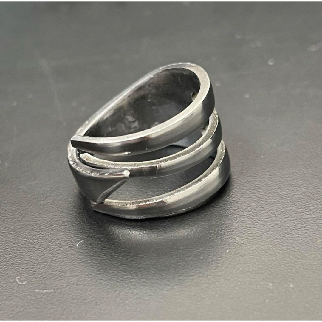 B36 ヴィンテージ スプーンリング アンティーク メンズのアクセサリー(リング(指輪))の商品写真