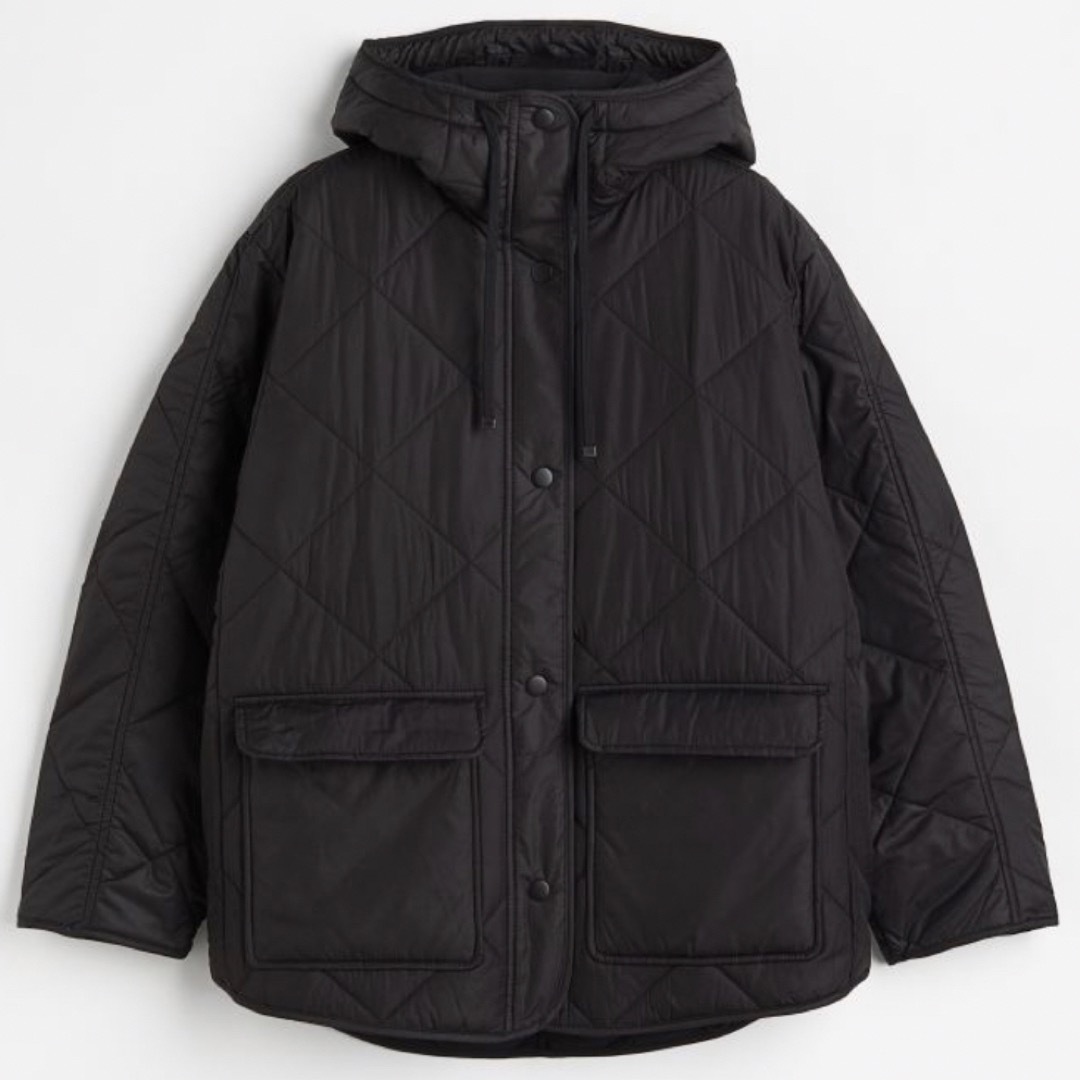 H&M(エイチアンドエム)の【新品】H&M  オーバーサイズ  キルティングジャケット レディースのジャケット/アウター(その他)の商品写真