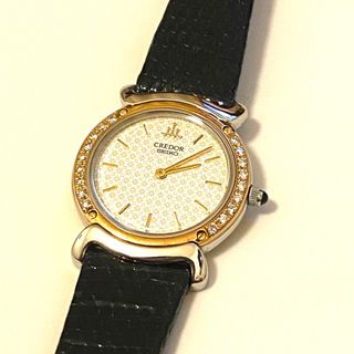 CREDOR - セイコークレドール5A70-0210 ♢18Pダイヤ:18K金ベゼル の