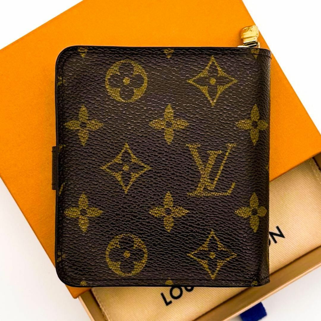 LOUIS VUITTON - 【極美品】ルイヴィトン コンパクトジップ モノグラム ...