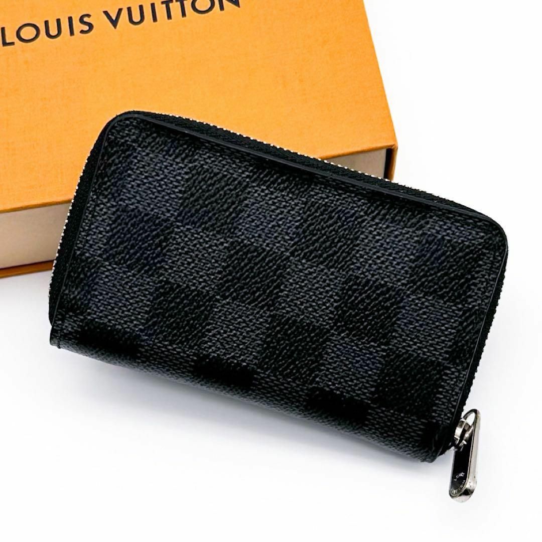 LOUIS VUITTON - 【極美品】ルイヴィトン ジッピーコインパース ダミエ