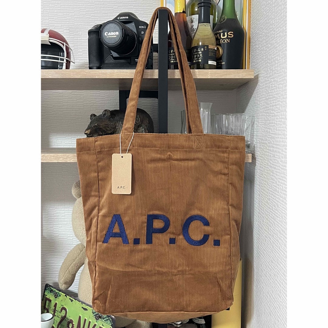 A.P.C - APC アーペーセー トートバッグ コーデュロイ 刺繍の通販 by ...