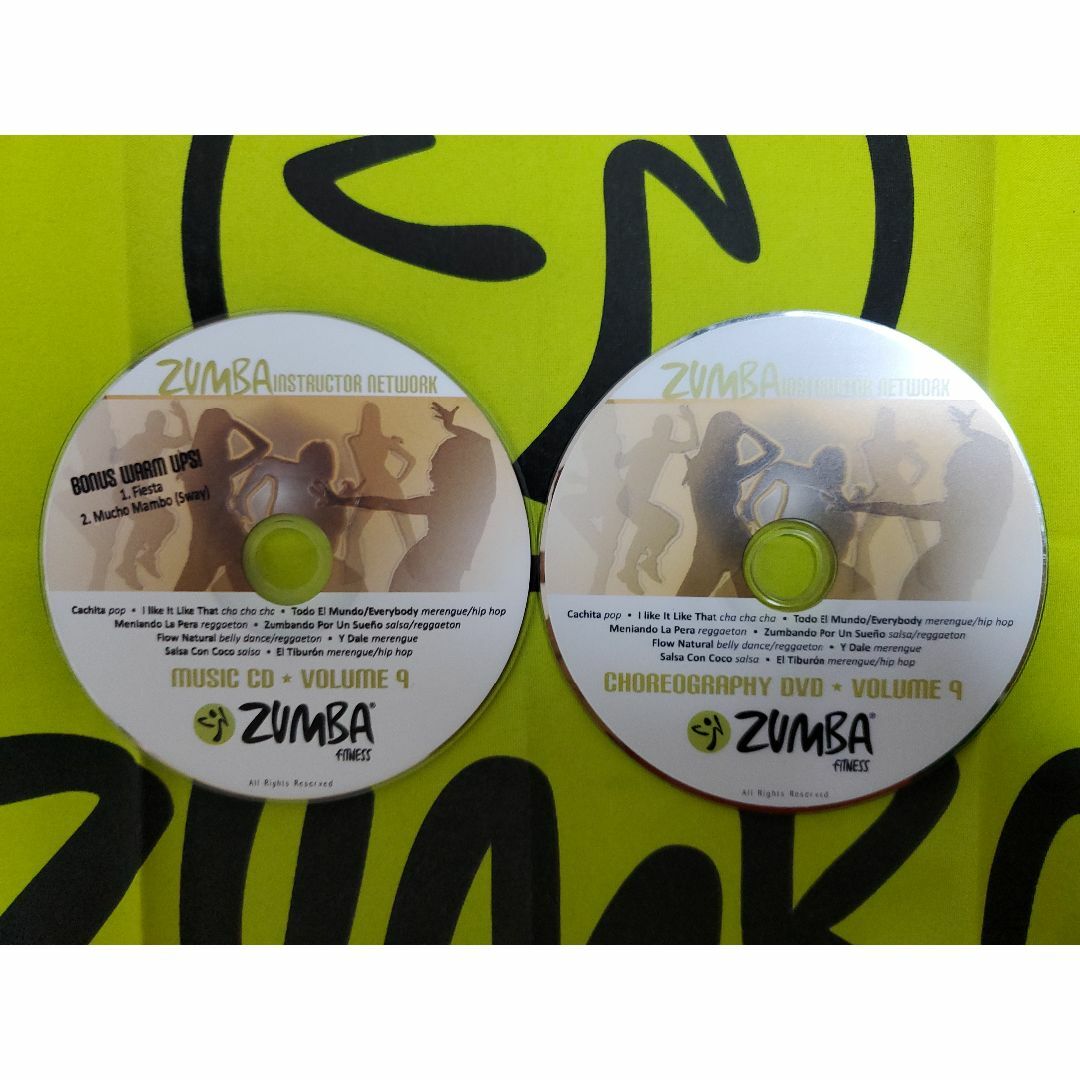 超希少品！　ZUMBA　ズンバ　ZIN9　CD　DVD　インストラクター専用