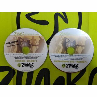 ズンバ(Zumba)の超希少品！　ZUMBA　ズンバ　ZIN9　CD　DVD　インストラクター専用(スポーツ/フィットネス)