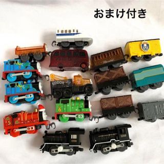 タカラトミーアーツ(T-ARTS)のカプセルプラレールトーマスC57180 D51498蒸気機関車　新幹線ゼンマイ車(電車のおもちゃ/車)