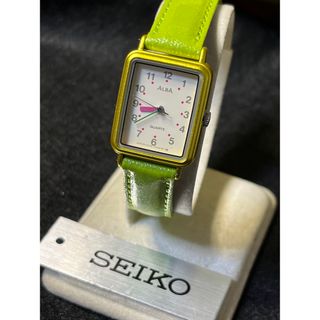 セイコー(SEIKO)の★ほぼ未使用 SEIKO ALBA カラフル針 レディース 腕時計(腕時計)