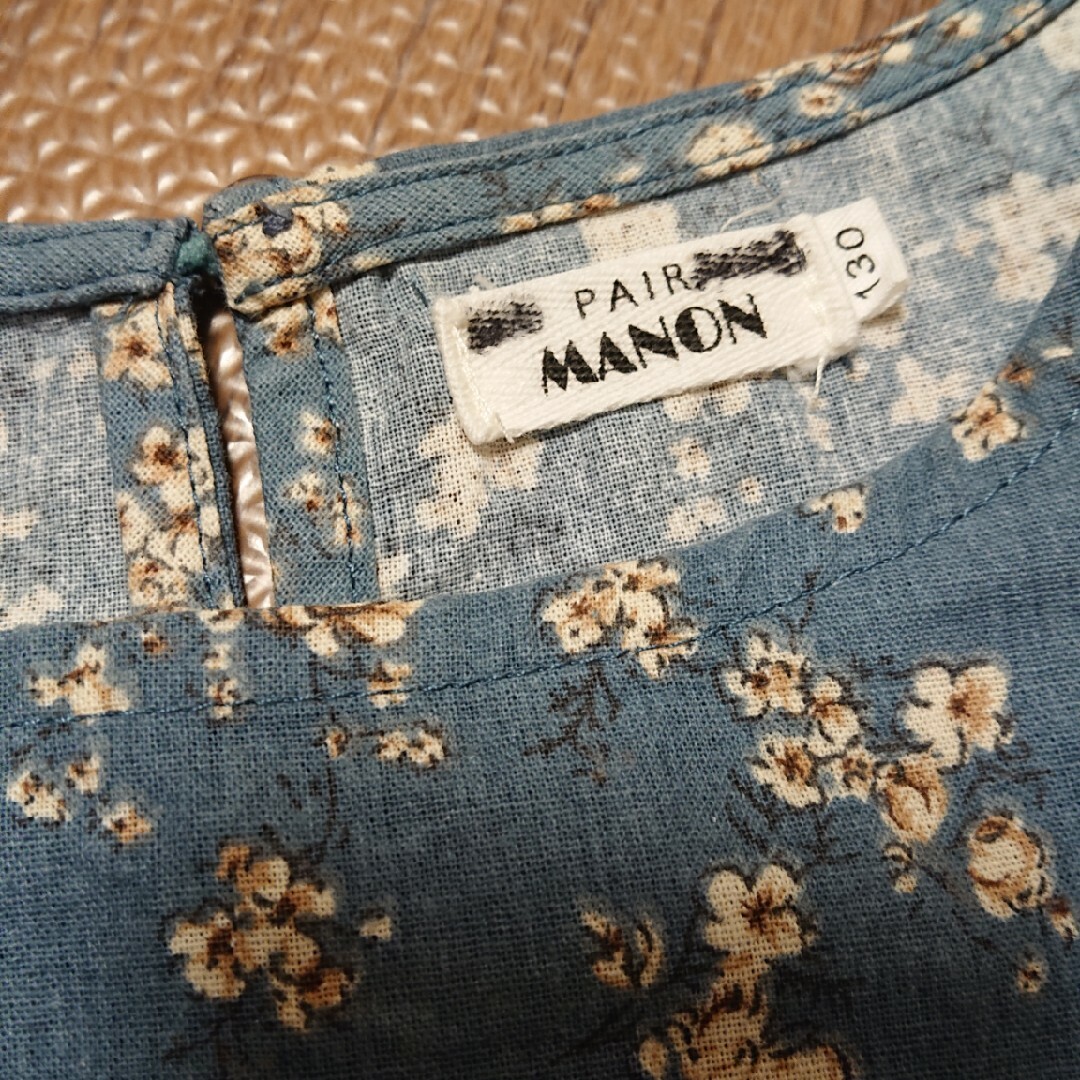 pairmanon(ペアマノン)のペアマノン 花柄 長袖 ワンピース 130 キッズ/ベビー/マタニティのキッズ服女の子用(90cm~)(ワンピース)の商品写真