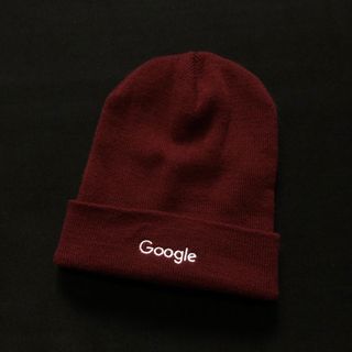 アートヴィンテージ(ART VINTAGE)の90s 00s google knit cap beanie 企業物 y2k(ニット帽/ビーニー)