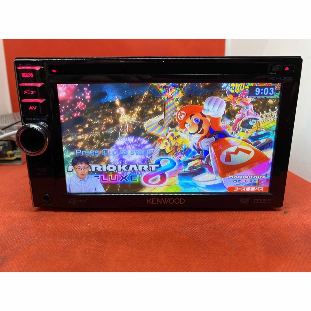 KENWOOD - KENWOOD 簡単操作ナビ MDV-L300 最新地図 Bluetoothの通販