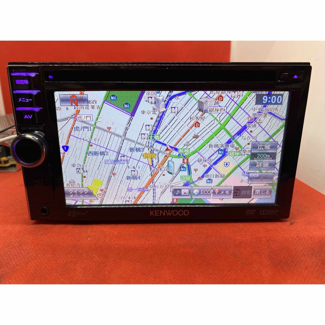 KENWOOD - KENWOOD 簡単操作ナビ MDV-L300 最新地図 Bluetoothの通販