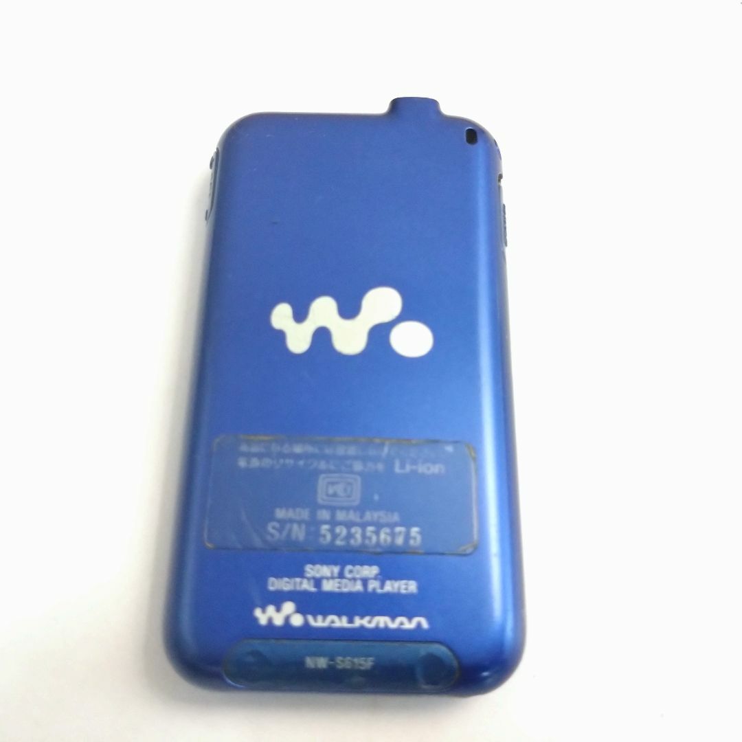 SONY(ソニー)のSONY NW-S615F 2GB 青 Walkman 動作中古品 スマホ/家電/カメラのオーディオ機器(ポータブルプレーヤー)の商品写真