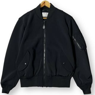 アヴィレックス(AVIREX)の★定価23,900円・未使用・AVIREX・MA-1・黒・ストレッチ素材・2XL(フライトジャケット)