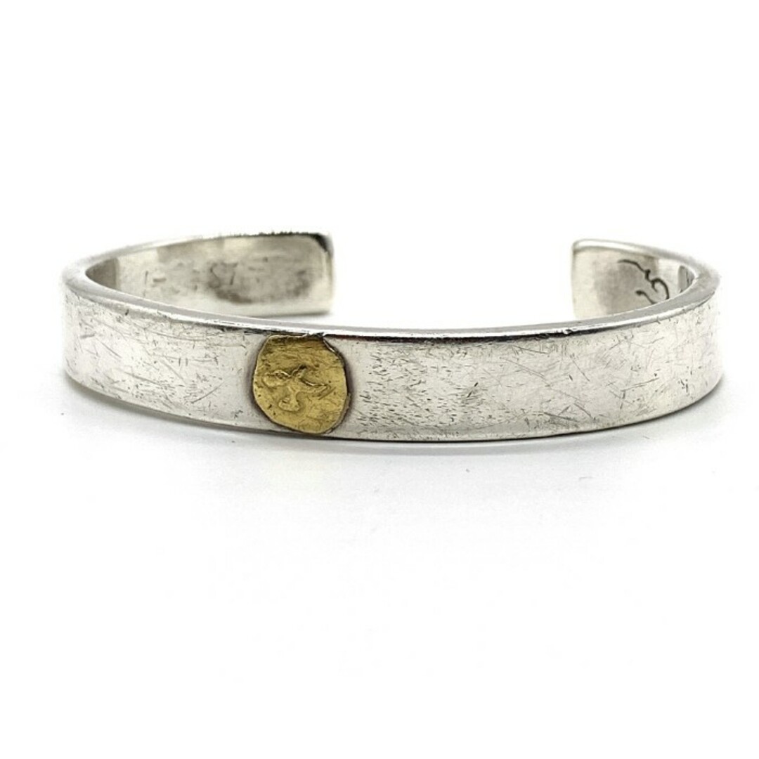 STUDIO T&Y スタジオティーアンドワイ Plain Bangle 10mm Gold Point プレーンバングル イーグル SV950 K24 Size