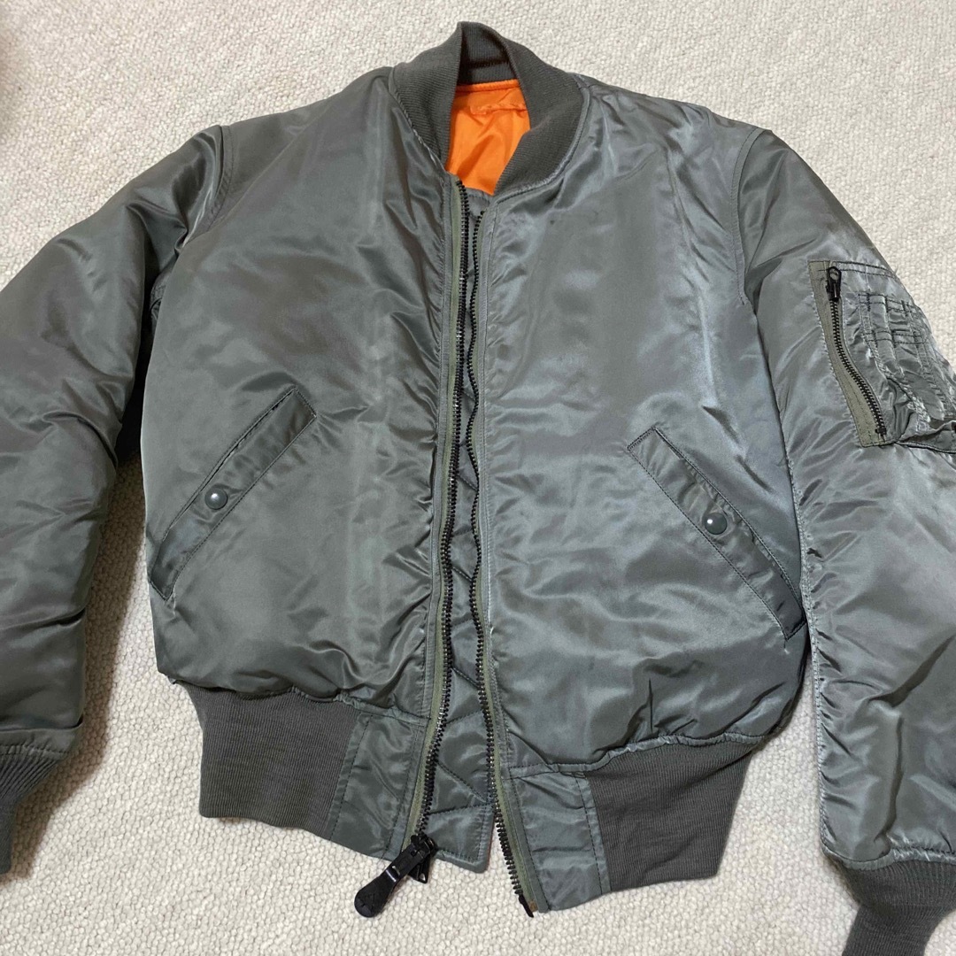 ALPHA INDUSTRIES(アルファインダストリーズ)の🩷ペロ様専用🥺ALPHA USA製フライトジャケット メンズのジャケット/アウター(フライトジャケット)の商品写真