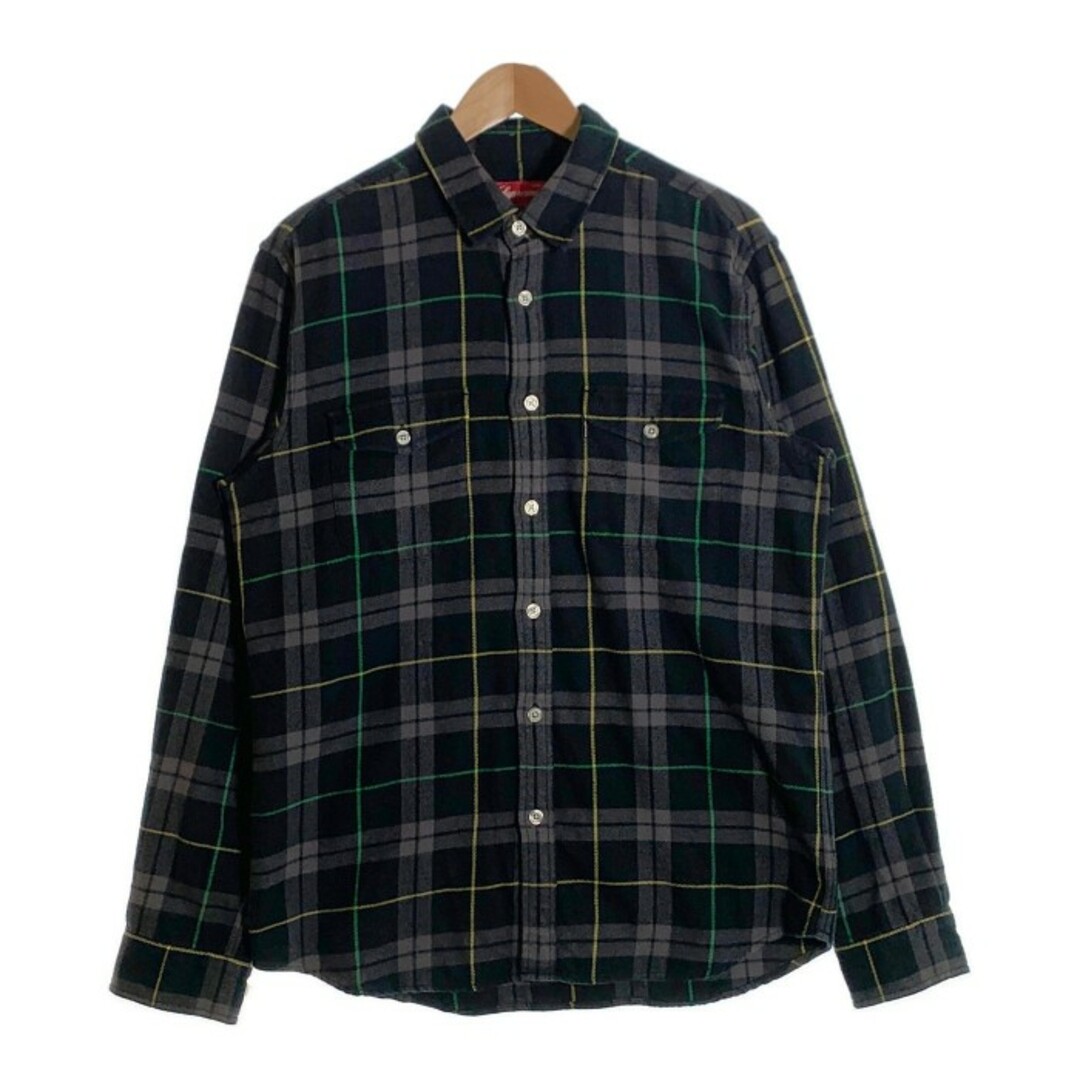 SUPREME シュプリーム Flannel Shirts フランネルシャツ Size L - シャツ