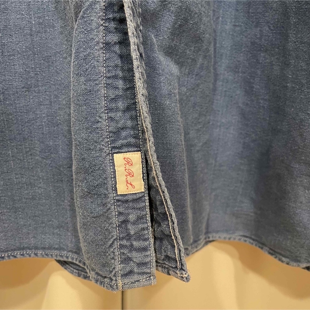 RRL(ダブルアールエル)のラルフローレン　RRL デニムシャツボタンダウン長袖シャツ メンズのトップス(シャツ)の商品写真