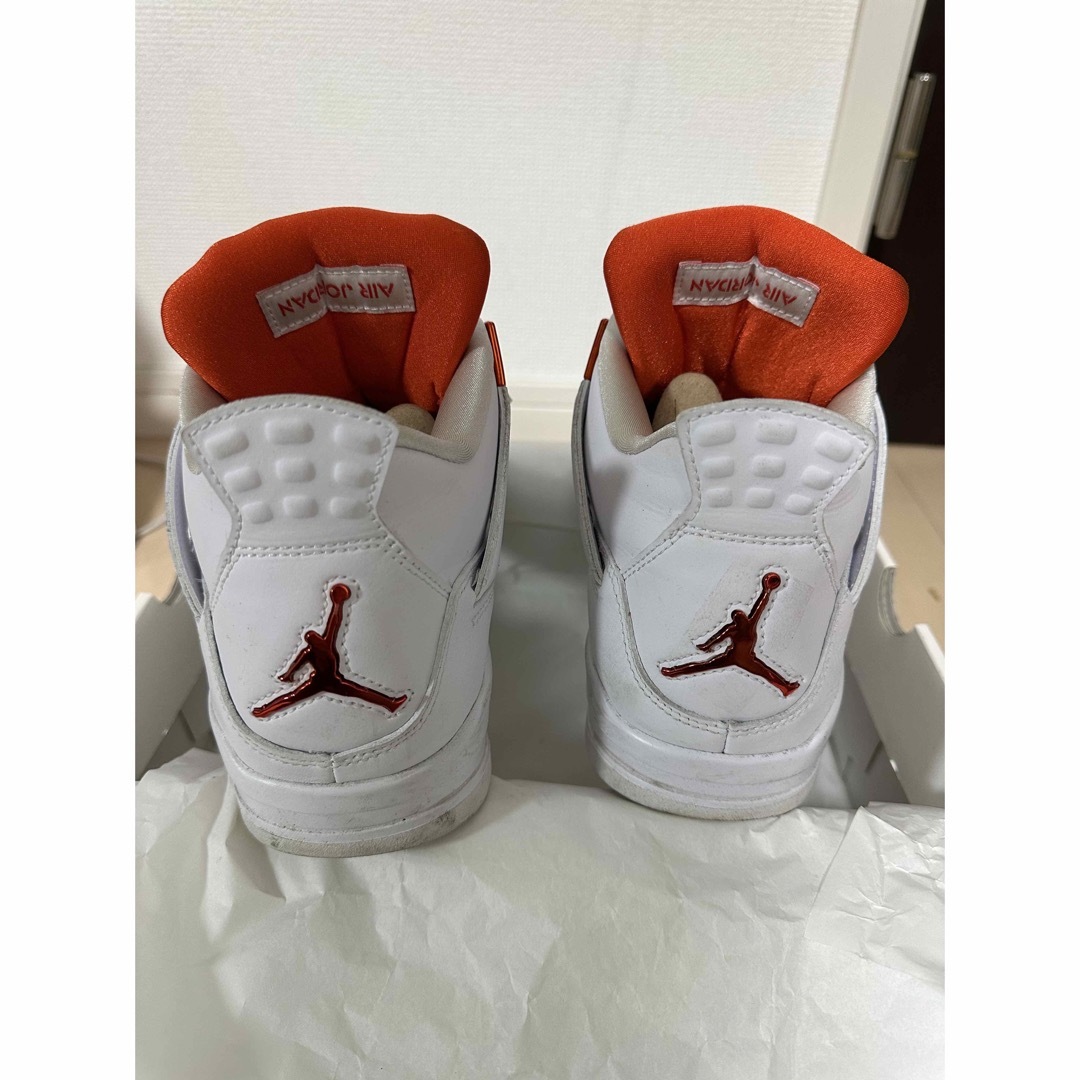 Jordan Brand（NIKE）(ジョーダン)のNike Air Jordan4 Retro White/Team Orange メンズの靴/シューズ(スニーカー)の商品写真