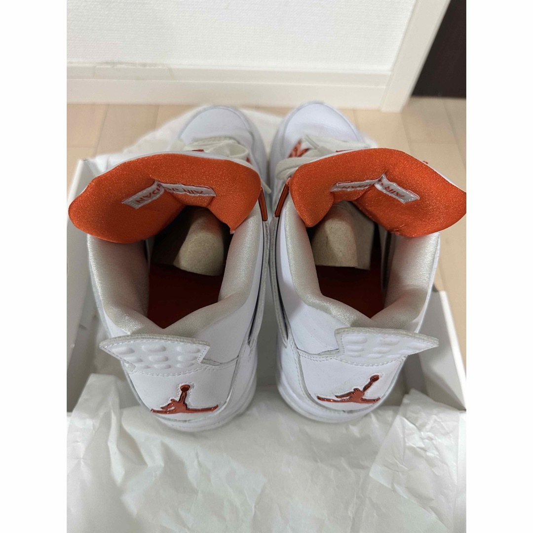 Jordan Brand（NIKE）(ジョーダン)のNike Air Jordan4 Retro White/Team Orange メンズの靴/シューズ(スニーカー)の商品写真