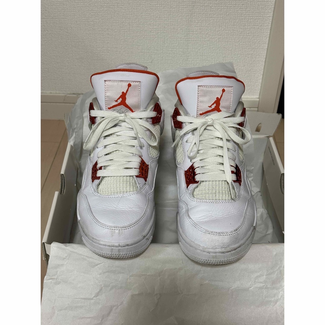 Nike Air Jordan4 Retro White/Team Orange