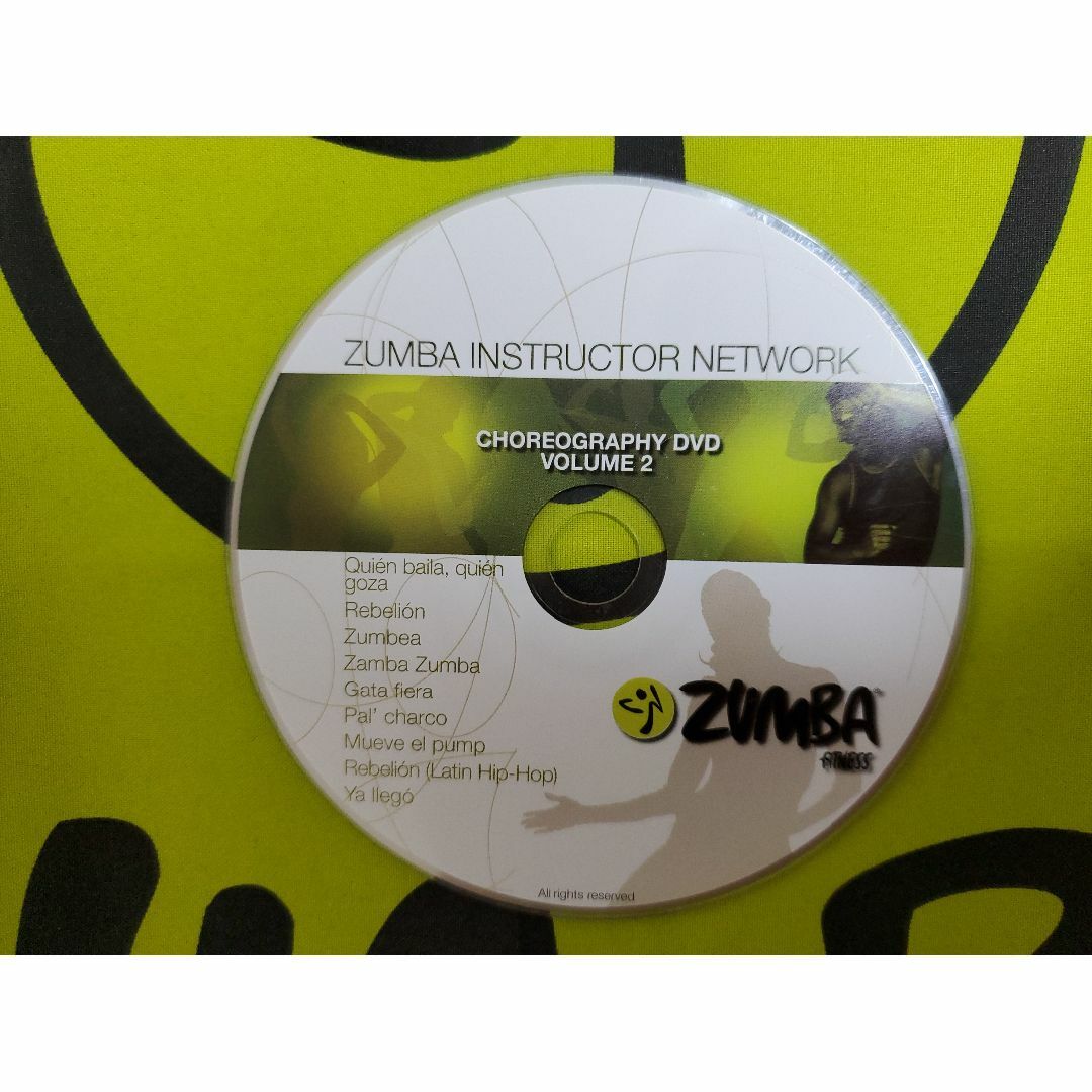 Zumba(ズンバ)の超希少品！　ZUMBA　ズンバ　ZIN2　CD　DVD　インストラクター専用 エンタメ/ホビーのDVD/ブルーレイ(スポーツ/フィットネス)の商品写真