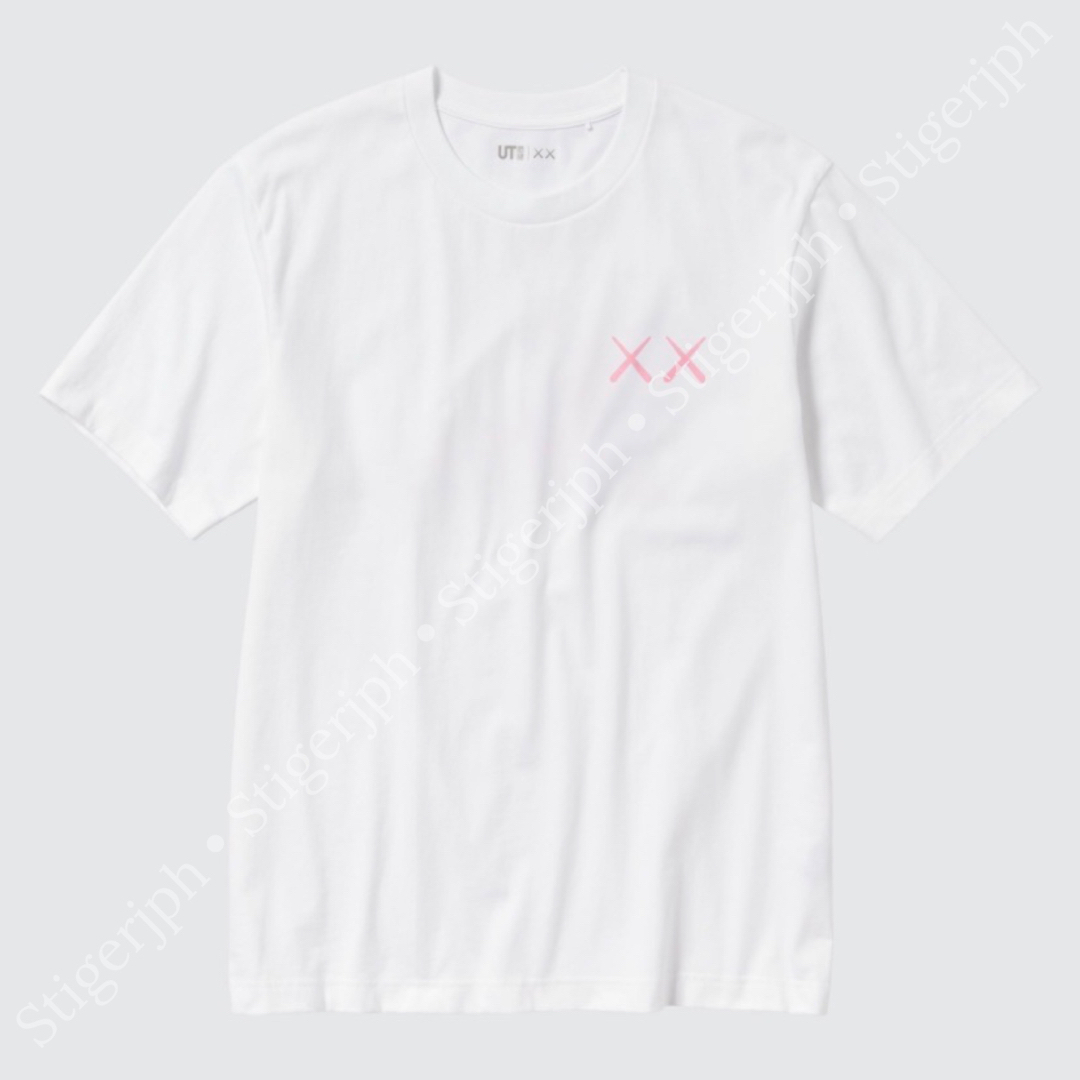 UNIQLO(ユニクロ)のユニクロ　カウズ Tシャツ 半袖 ピンク XXLサイズ メンズのトップス(Tシャツ/カットソー(半袖/袖なし))の商品写真