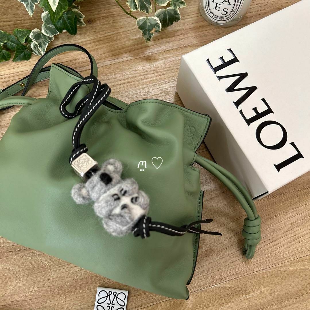 大人気☆ LOEWE SMALL DICE アナグラム キューブ バッグチャーム-