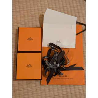 エルメス(Hermes)のHERMES オレンジボックス ポップH ピアス(ショップ袋)