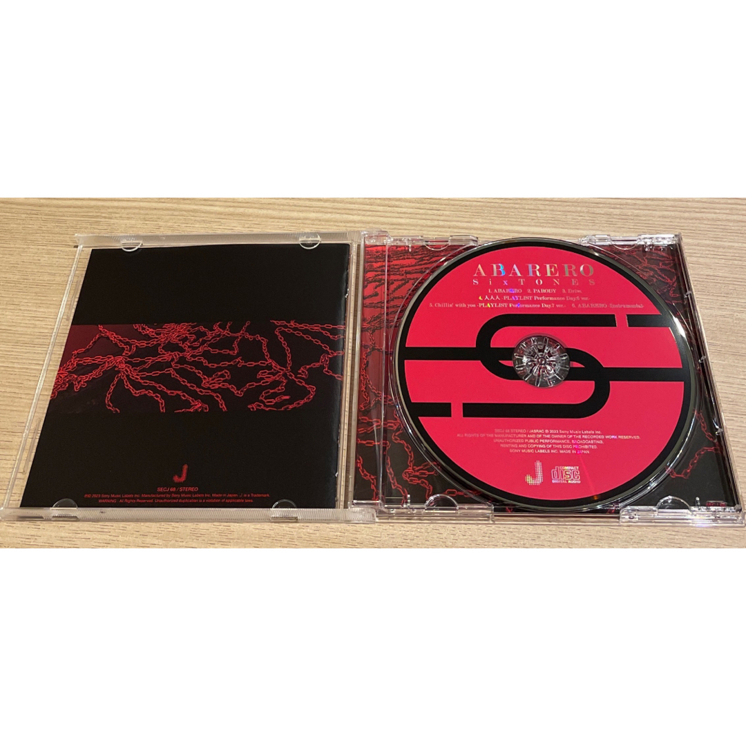 ABARERO SixTONES CD 通常盤初回仕様の通販 by ひげちゃん's shop｜ラクマ