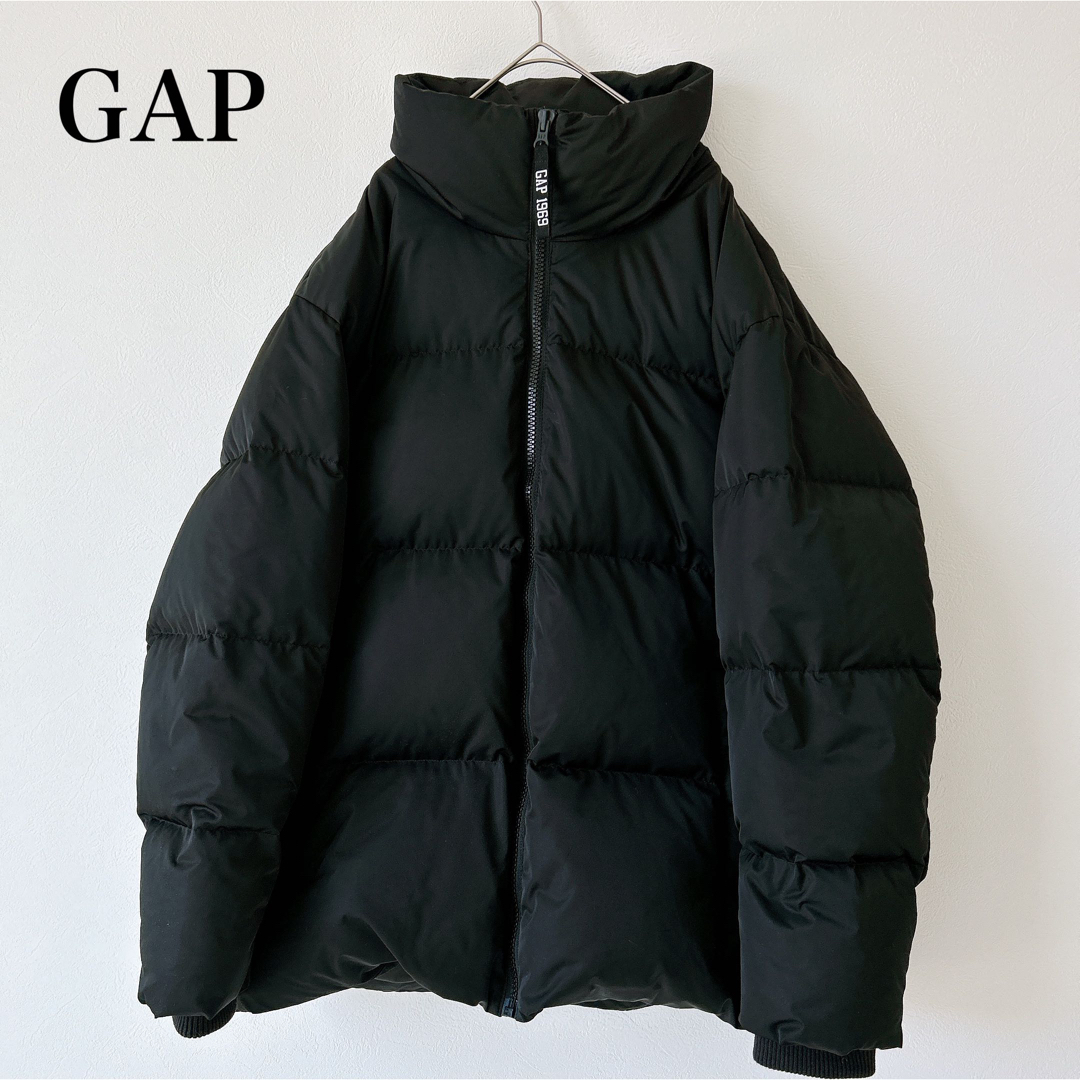 未使用級美品✨gap ダウンジャケット　シルバー　ビックシルエット　肉厚