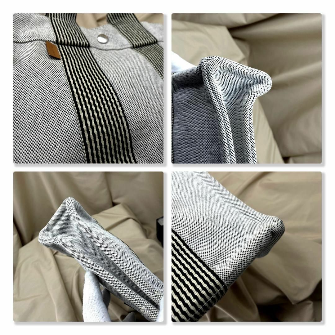 美品】Hermès エルメス ニューフールトゥ PM トートバッグ グレー 美品】Hermès エルメス ニューフールトゥ PM トートバッグ グレー